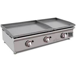 Plancha double plaque gaz