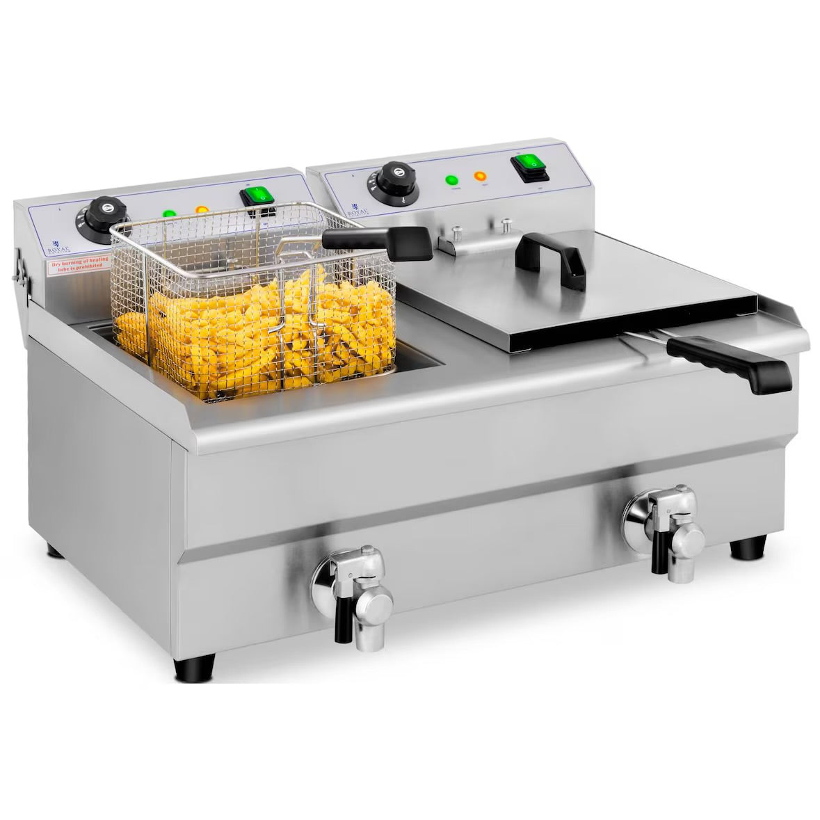 Friteuse double bacs (2 x 13L)