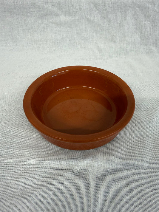 Cassolette terre cuite plate