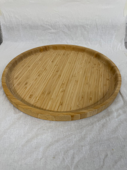 Plateau rond à rebord 37cm